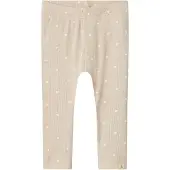 Lil´ Atelier Nbfgago Slim Legging Lil Noos - Beige - 86