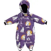 Smafolk Vauvan lumipuku Polar Bears Purple Heart 6-12 months Purppura 6-12 kuukautta Tytöt