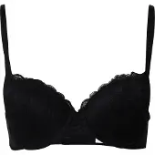 Lindex Akleja Balconette-Bh Med Blonder - Black - 70 B
