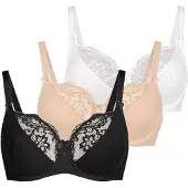 TEYLI Rintaliivi 'Anastasia' beige / musta / valkoinen