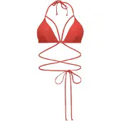 LASCANA Bikinitoppi 'Gina' punainen