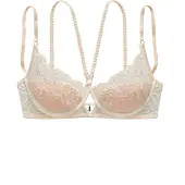 LASCANA Rintaliivi beige / valkoinen