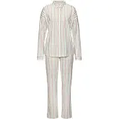 Vivance Pyjama sininen / vaaleanpunainen / valkoinen