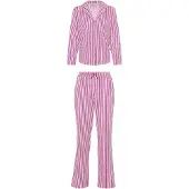 Vivance Pyjama 'Dreams' malva / valkoinen