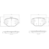 Brembo Jarrupalasarja (4kpl), levyjarru P 50 170