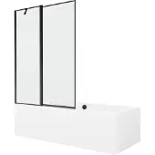 Mexen Kylpyamme Cube paneeleilla ja lasiseinällä, 170x80 cm + 120 cm