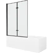 Mexen Cubik kylpyamme viimeistelyllä ja lasiseinällä, 150x70 cm + 120 cm (II)