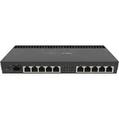 Mikrotik – RB4011IGS+RM 10-porttinen reititin, Gigabit, 1x SFP+, PoE, musta