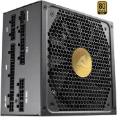 Sharkoon Rebel P30 Gold, 1000 W, 100 - 240 V, 50/60 Hz, 12 A, 6 A, 120 W (4044951038527)