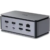 Lindy DST-PRO USB4, USB-C KANNETTAVAN TELAKKAUSASEMA 4