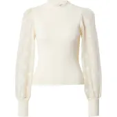 Y.A.S Yasdotme Ls Knit Pullover S. Noos - Cream - L