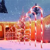 Airi Jouluiset puutarhavalot Candy Cane Lights
