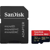 SanDisk Extreme Pro 32GB microSDHC UHS-I Memory Card
