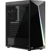 Aerocool Shard RGB -miditornikotelo ikkunalla, musta