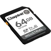 Kingston 64 GB INDUSTRIAL SD, PSLC, A1, UHS-I, U3, V30 (100R/80W) (SDIT/64GB)