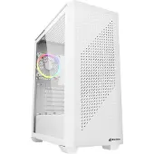 Sharkoon VS9 RGB, Midi Tower, PC, Valkoinen, ATX, mikro ATX, Mini-ATX, Koti /Toimisto, 15,8 cm (4044951039128)