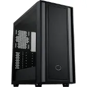 Cooler Master MasterBox 600 Lite - Keskitorni - laajennettu ATX - sivupaneeli ikkunalla (karkaistu lasi) - ei virtalähdettä (ATX) - musta - USB/ääni
