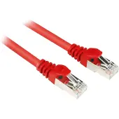 Sharkoon patch cable - 3 m - red