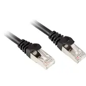 Sharkoon patch cable - 1.5 m - black