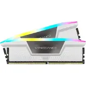Corsair VENGEANCE RGB 32 Gt (2 x 16 Gt) DDR5 5600 MHz, CL40 -muisti, valkoinen (XMP)