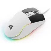 Sharkoon SGM35, Oikeakätinen, Optinen, USB A-tyyppi, 6400 DPI, Valkoinen (4044951040223)