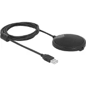 DeLOCK – USB Condenser Microphone Omnidirectional for Conferences (20672)