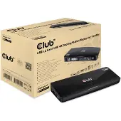 Club 3D CLUB3D CSV-3103D The Universal USB 3.1 Gen 1 UHD 4K Docking station, Langallinen, USB 3.2 Gen 1 (3.1 Gen 1) Type-A, 1.4a, USB, 10,100,1000 Mbi