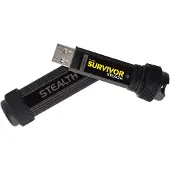 Corsair Survivor, 1 TB, USB A-tyyppi, 3.2 Gen 1 (3.1 Gen 1), Suojus, Musta (CMFSS3B-1TB)