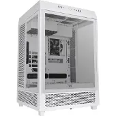 Thermaltake Tower 500 Snow -miditornikotelo ikkunalla, valkoinen