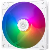 Silverstone VISTA 140 ARGB, 140mm PWM-laitetuuletin, valkoinen