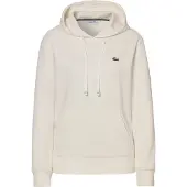Lacoste Relaxed Fit Piqué Hoodie - White - 40