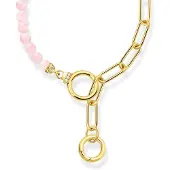 Thomas Sabo Glam & Soul Cosmic Amulet rose quartz gold kaulakoru KE2193-414-9-L47v
