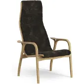Swedese Lamino nojatuoli öljytty tammi/lampaannahka Espresso (ruskea)