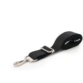 Ceannis Shoulder Strap in Black Webbing (Silver) Black