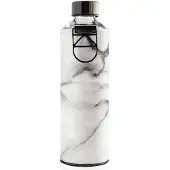 EQUA Mismatch juomapullo 750ml Stone, keinonahkainen suojus