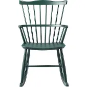 FDB Møbler J52g Keinotuoli - Keinutuolit Pyökki Black Green - J52G310812
