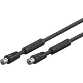 Alcasa electronik S-PAK10S coaxial cable 10 m Black (S-PAK10S)