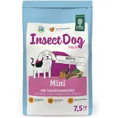 Green Petfood Insect Dog Mini Grainfree viljaton kuivaruoka pienten rotujen koirille, 7,5 kg