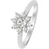 Lykken Elegance kukka timanttisormus 0,52 ct-190