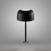 Bover Led pöytävalaisin Bol, himmennettävä, Musta, Olohuone/ruokailutila, Alumiini, Design