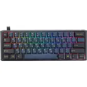 Ducky One 3 Pro Mini Nazca Line RGB Näppäimistö [MX2A Red] - Musta