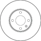 TRW Jarrulevy (1kpl) DF6831
