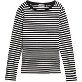 Tom Tailor DENIM Paita musta / valkoinen