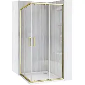 REA City suihkukaappi 90x90 Brushed Gold