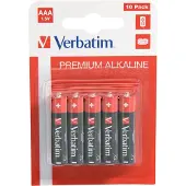 Verbatim – Alkaline Battery AAA 10 Pack / LR03 (49874)