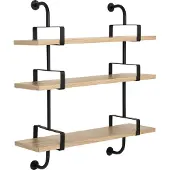 Gubi Démon hylly 3 hyllylevyä 95 cm Oak
