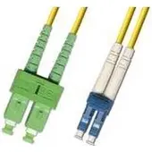 Microconnect OS2 SC/APC-LC/UPC 10m -valokuitukaapeli, keltainen