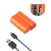 SmallRig 4966 EN-EL15c USB-C ladattava kamera-akku – Oranssi