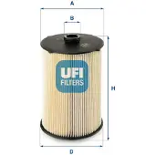 Ufi Polttoainesuodatin 26.043.00
