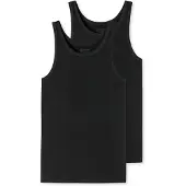 Schiesser Singlet - Black - XXXXL